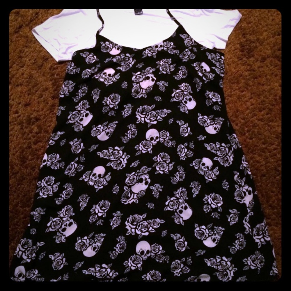 Retro dress with crop top